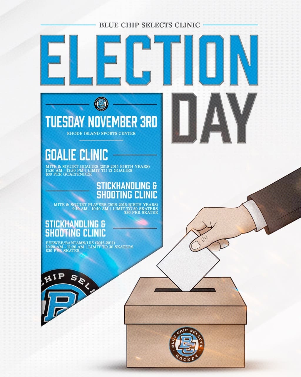 bc selects election day clinic Large